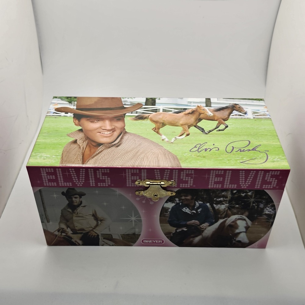 Retired Breyer Elvis Presley and his Horses Treasure Jewelry Music Box Parts